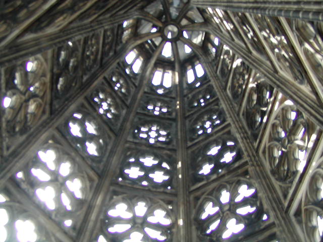 Cathedal Sun Through the Top